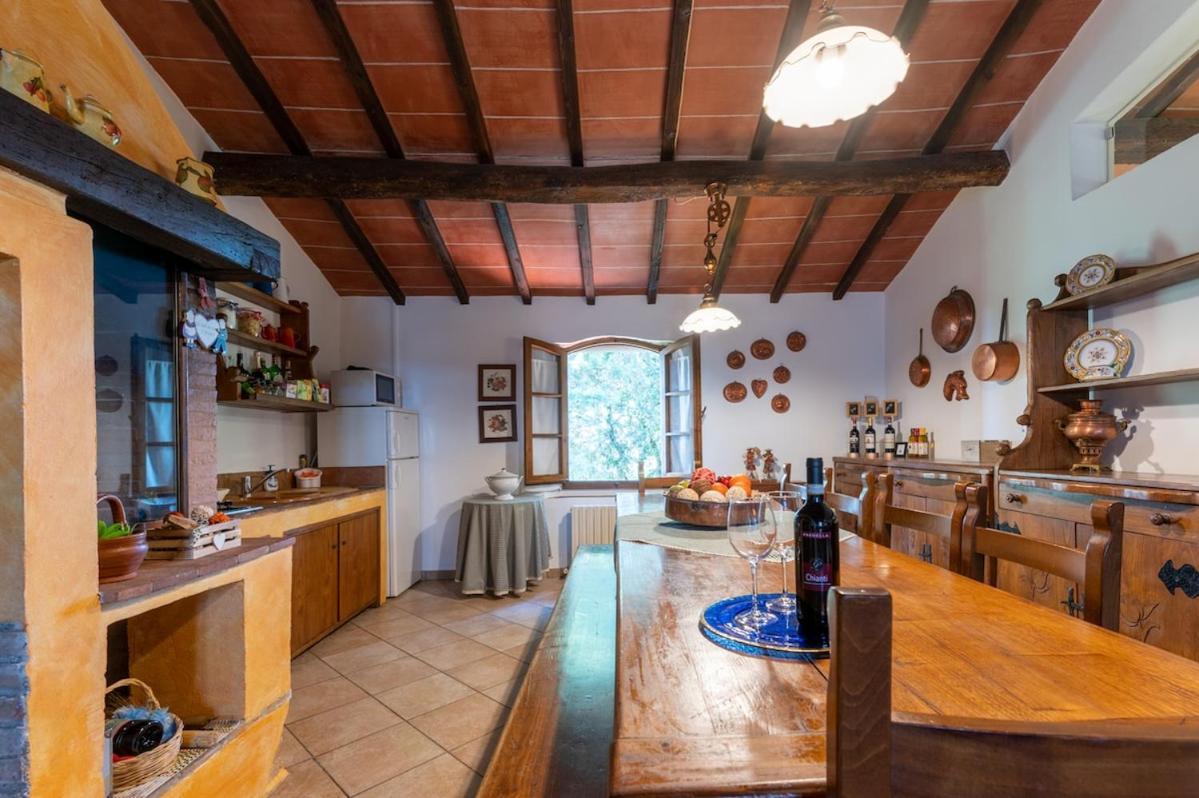 Il Leccio - Casa Toscana San Gimignano Gambassi Terme Zewnętrze zdjęcie