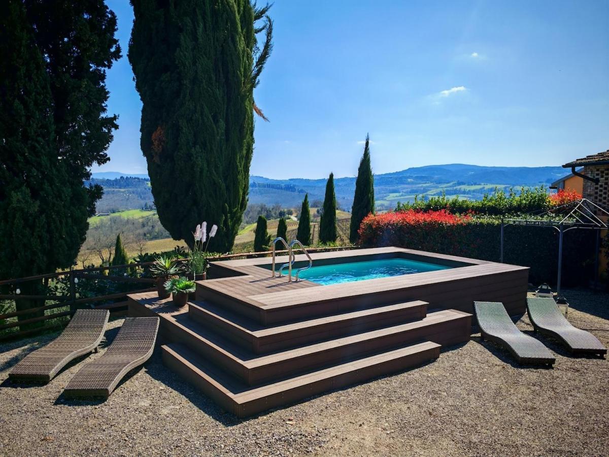Il Leccio - Casa Toscana San Gimignano Gambassi Terme Zewnętrze zdjęcie
